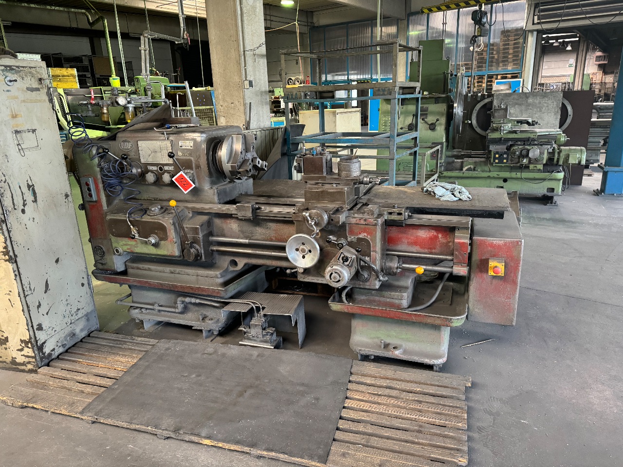 VDF-Drehmaschine (Heidenreich & Harbeck) - (Spitzenweite: 1000 mm) - (hydr. Futter) - (reduzierter Startpreis)