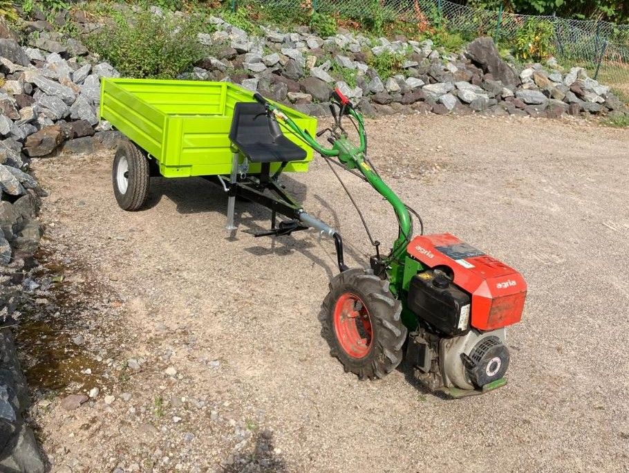 Einachsschlepper (Agria) mit Anhänger - (4 Takt Yanmar Diesel-Motor) - (Startpreis: 3.500,00 €)