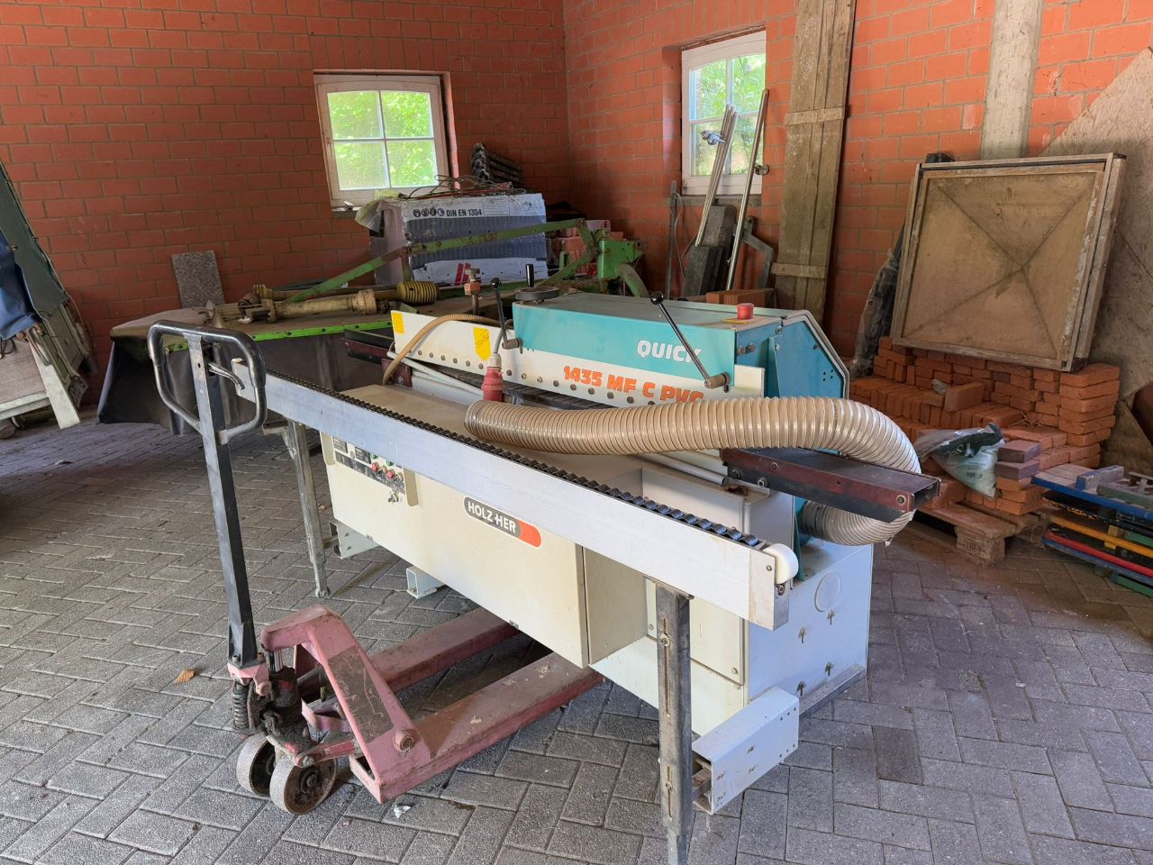 Kantenanleimmaschine (Holzher, QUICK 1435 MF C PVC)  (Bj.: 1999) - (Startpreis: 600,00 EUR)